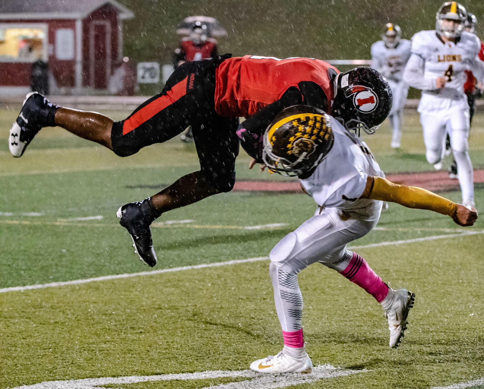 Gazette Photo Gallery: Indians bow to Golden Lions to close season, 17-0